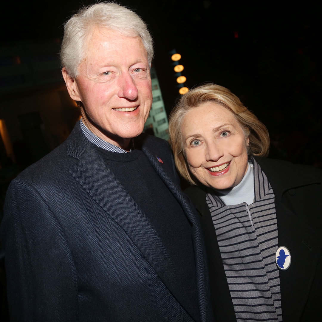 Bill and Hillary Clinton Celebrate Their 45th Wedding Anniversary - E